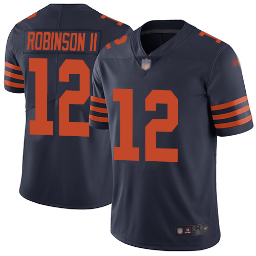 Chicago Bears Limited Navy Blue Men Allen Robinson Jersey NFL Football #12 Rush Vapor Untouchable
